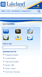 Mobile Screenshot of lakelandcc.edu